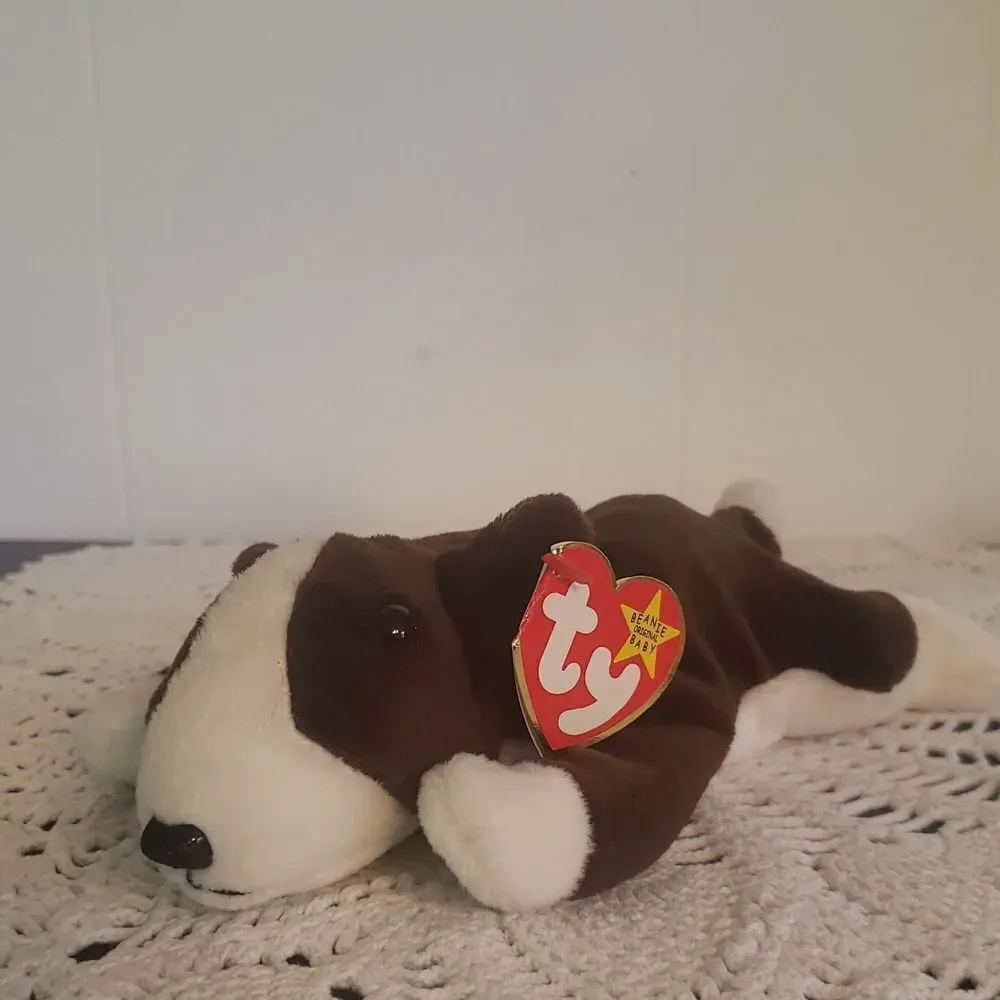 Vintage 1997 Ty Beanie Baby BRUNO the Terrier Dog